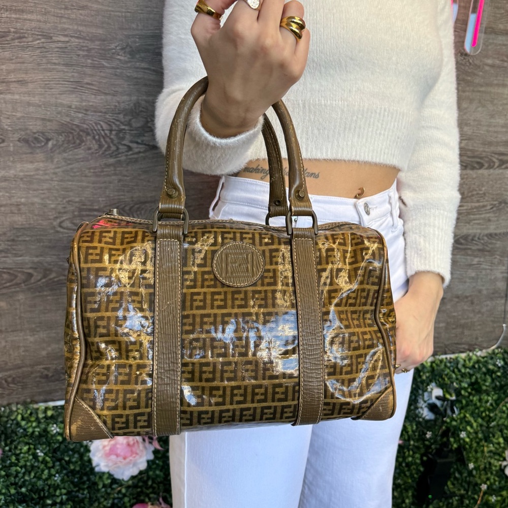 Authentic Vintage Fendi Boston Bag